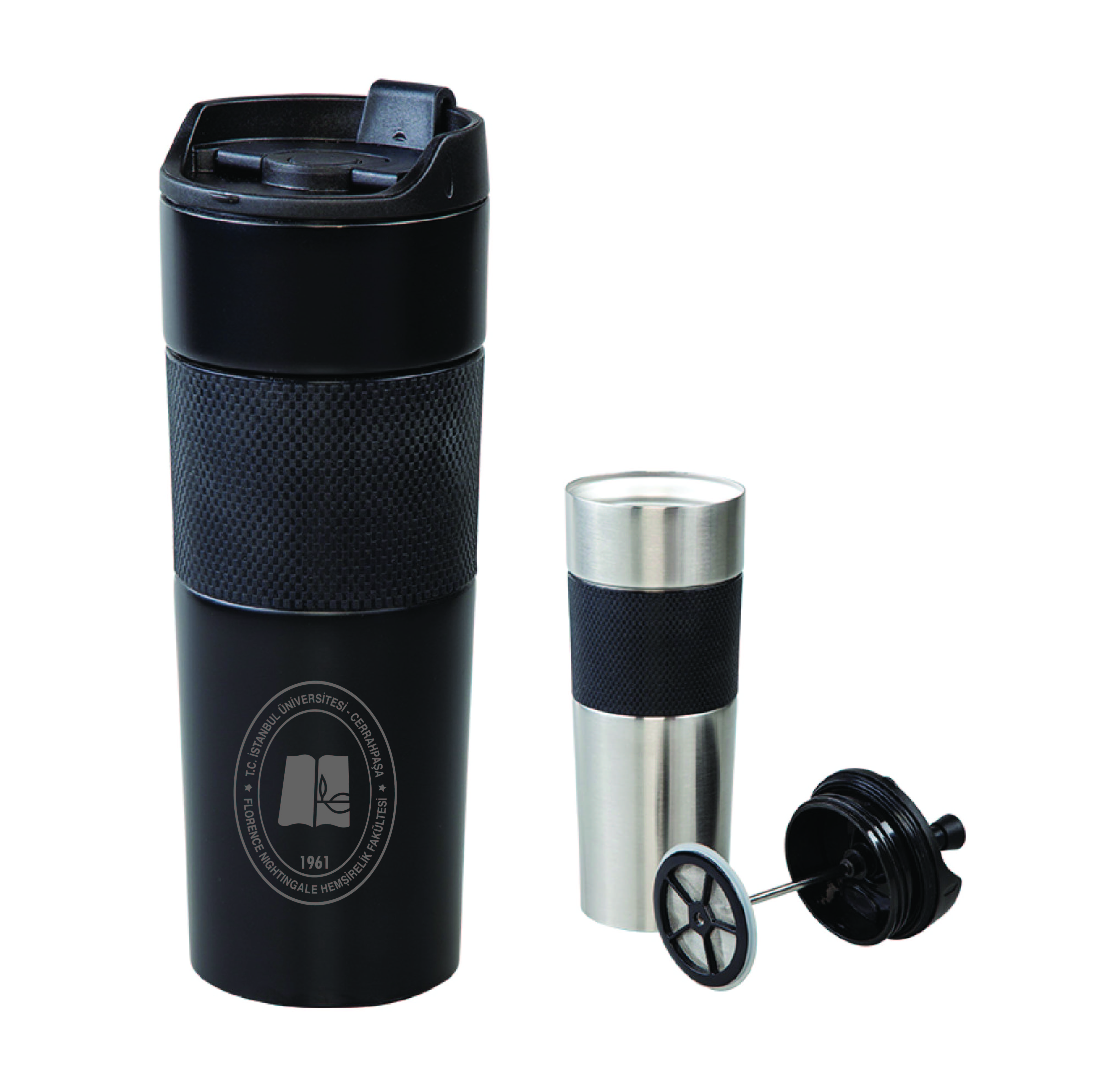 İÜC Florence Nightingale Hemsirelik Fakültesi French Press Çelik Termos