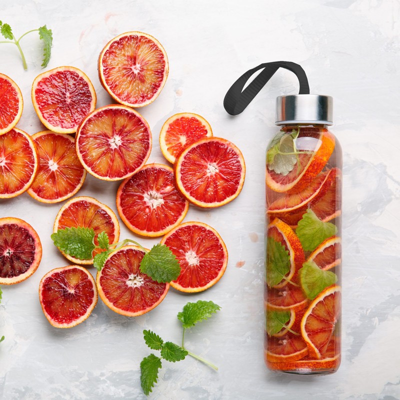 KP02128-0913 Cam Matara (Siyah Kılıflı) 500 Ml