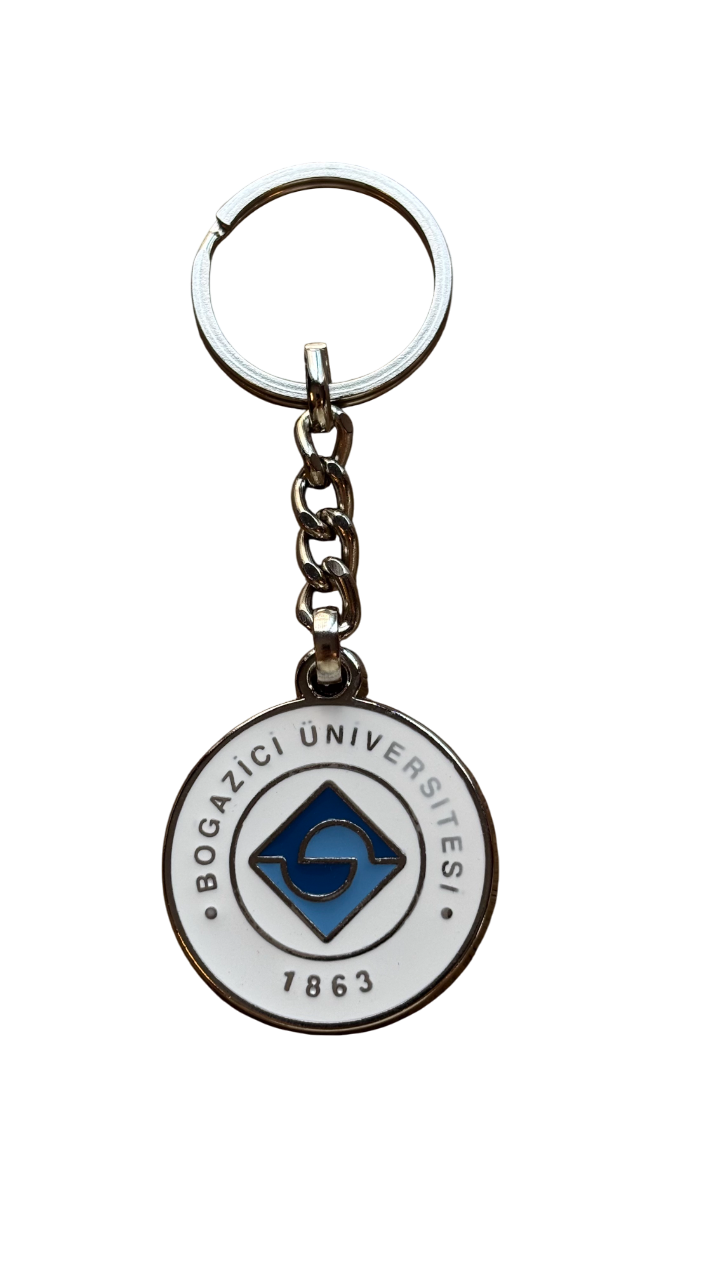Boğaziçi Üniversitesi Metal Anahtarlık Silver
