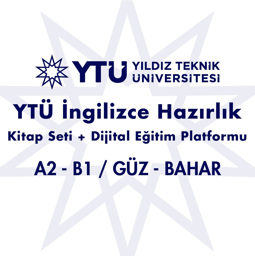 YTÜ İngilizce Hazırlık Kitap seti + Dijital Eğitim Platformu  A2 - B1 / GÜZ - BAHAR